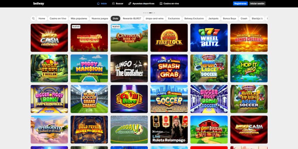 Betway casino slots