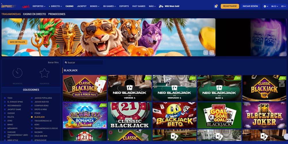 Sapphirebet casino blackjack